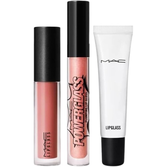 M·A·C Other - MAC Cheers To You Lipglass Kit ROSE 3pc-Holiday Lipgloss Lip Set Limited Edition